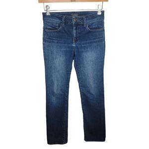 Nydj Marilyn Straight Leg Denim jeans size 4P 4 petite